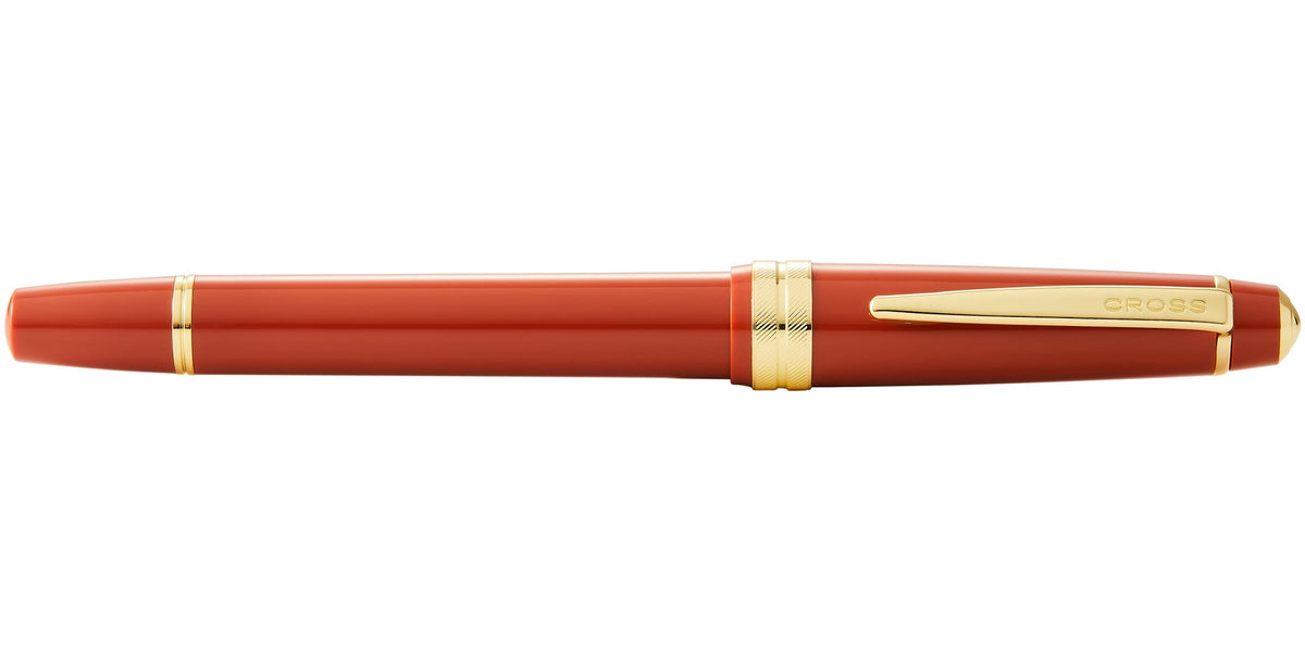 Bailey Light amber resin fountain pen with gold-tone trim Cross clip, extra-fine nib on Tampa Home & Garden Store