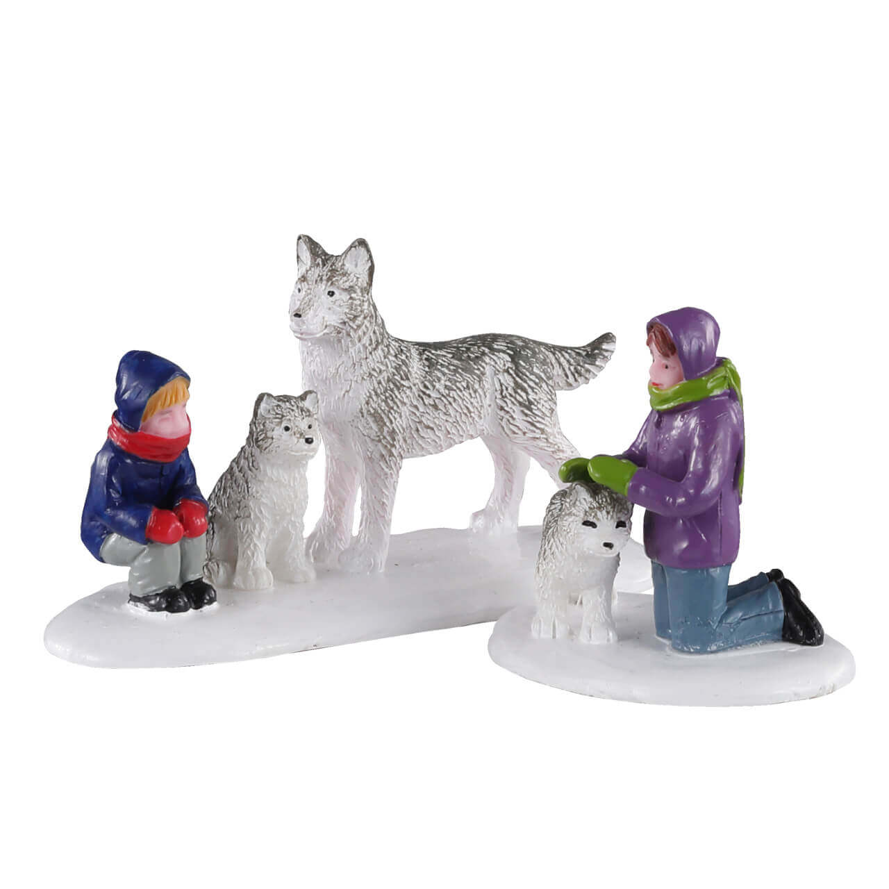 Ensemble de 2 chiens de traîneau Future Sled Dogs