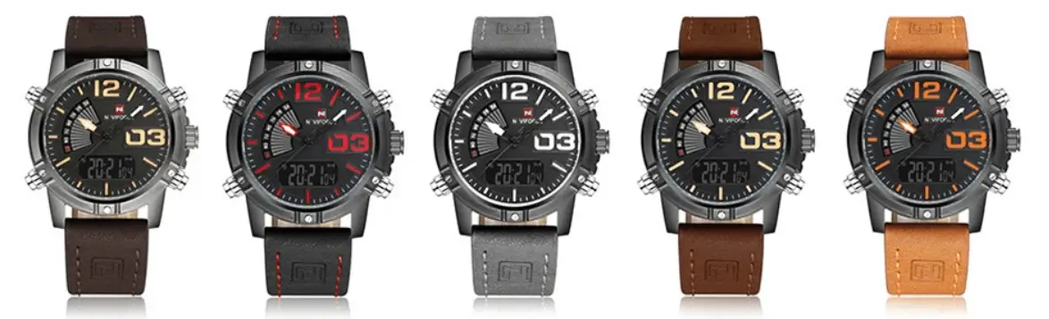 Men's Digital Analog Watch Multifunction