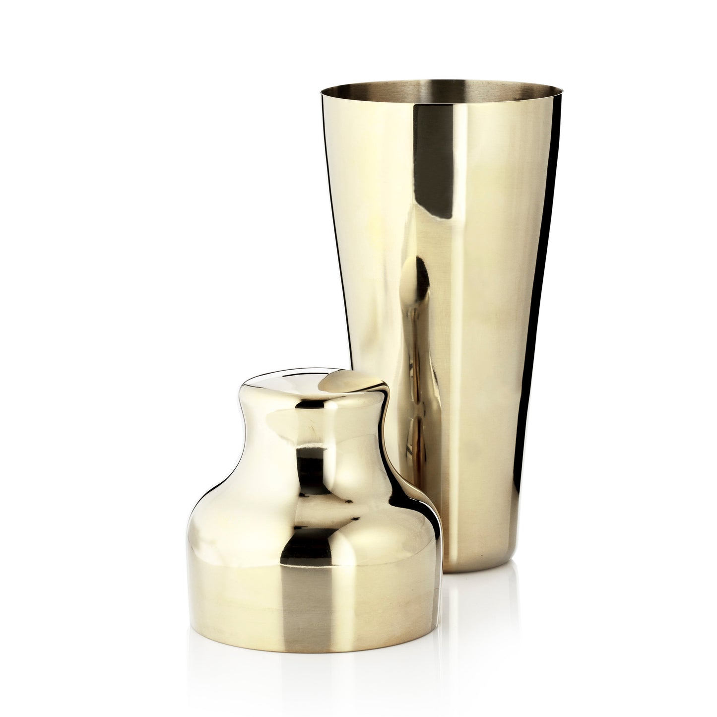 Gold Parisian Cocktail Shaker and Steel Cup