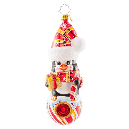 Play It Cool Penguin ornament - Tampa Home & Garden Store