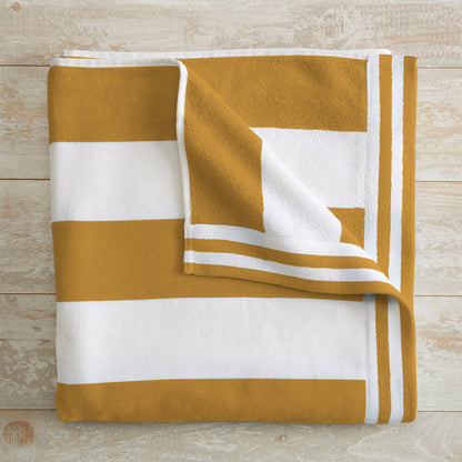 Striped Cabana Beach Towel and Soft Pastel Colors