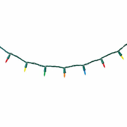 Guirlande lumineuse de Noël à DEL multicolores de 100 ampoules et 7,5 m (24,7 pi), à brancher, à alimenter