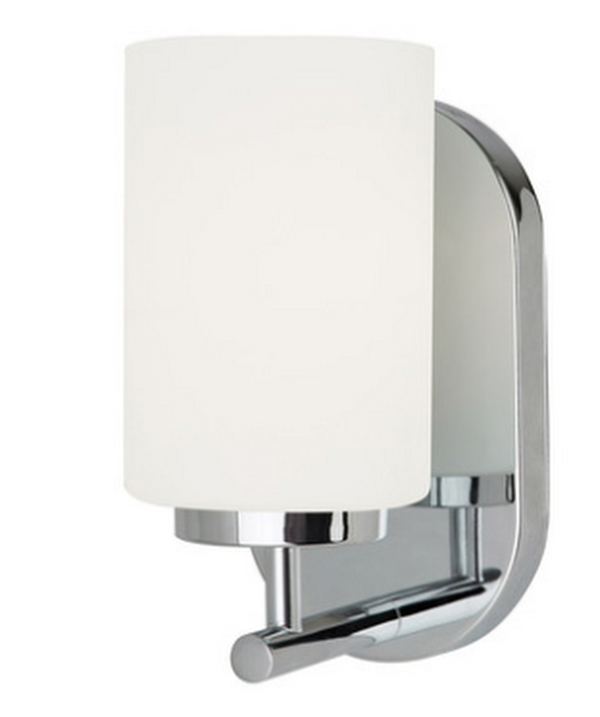 Sea Gull Lighting Oslo wall sconce in chrome, Vanessa Jane wall light on Tampa Home & Garden Store