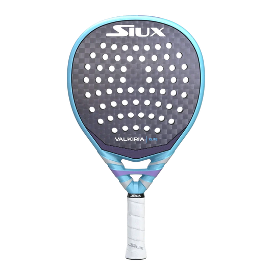 Padel racket Valkyrie Elite by Siux USA, teal frame with carbon face and white grip on Tampa Home & Garden Store