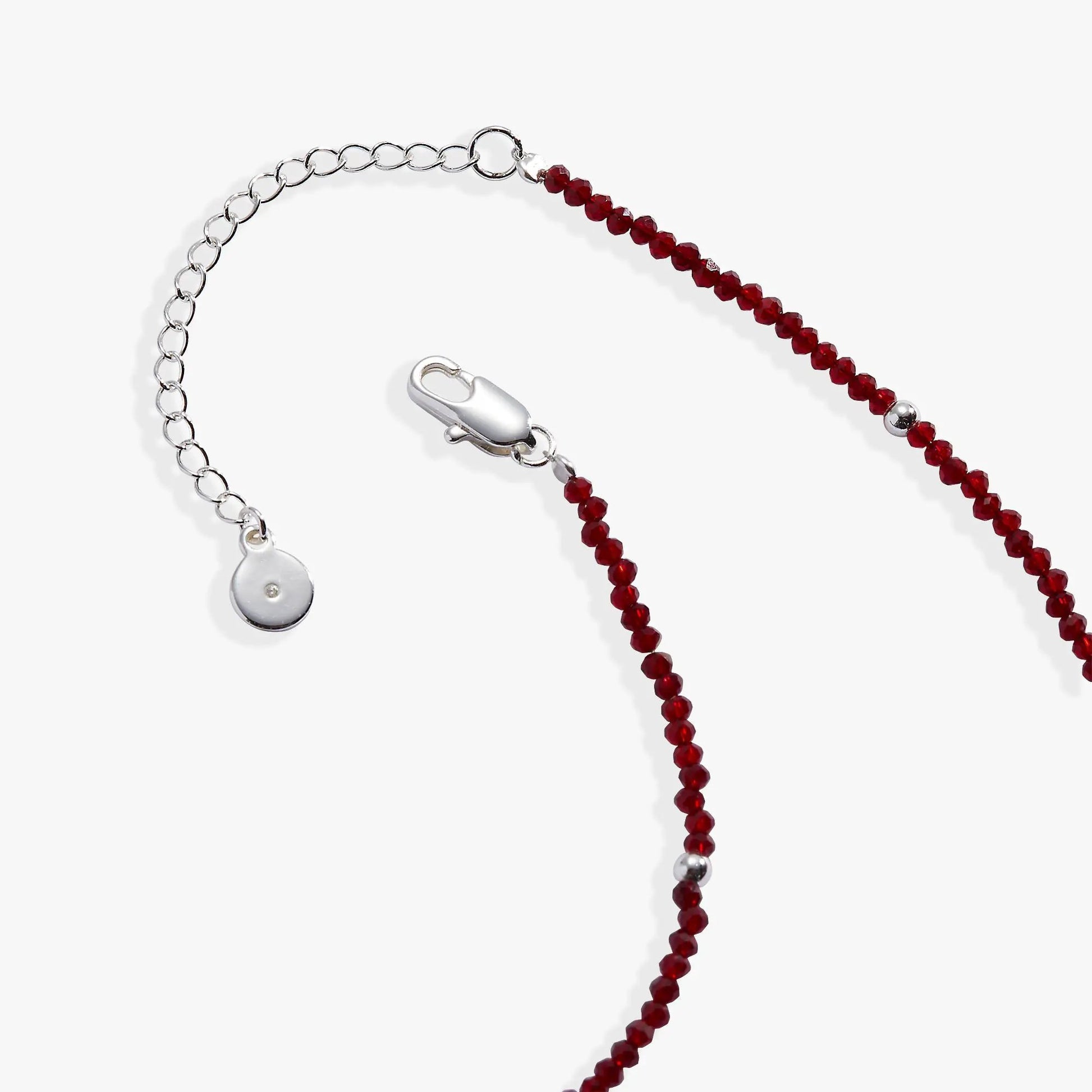 Vampire Teeth Fangs Pendant Necklace with red beads and silver chain by Alex and Ani on Tampa Home & Garden Store