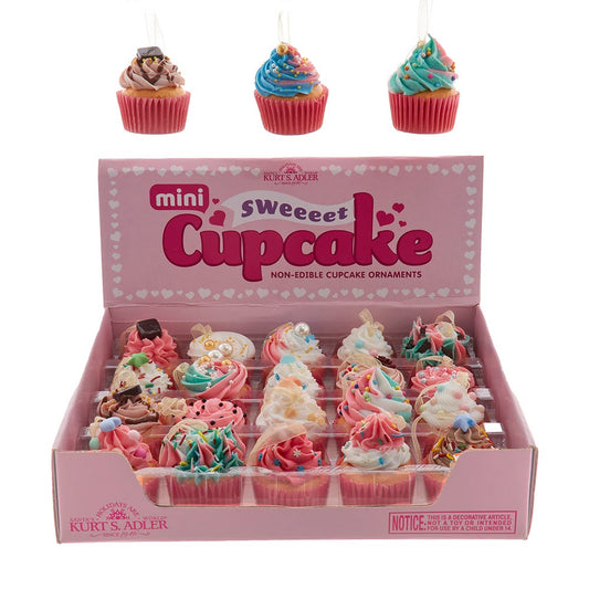 Cupcake Ornament - 2 Inch - Tampa Home & Garden Store