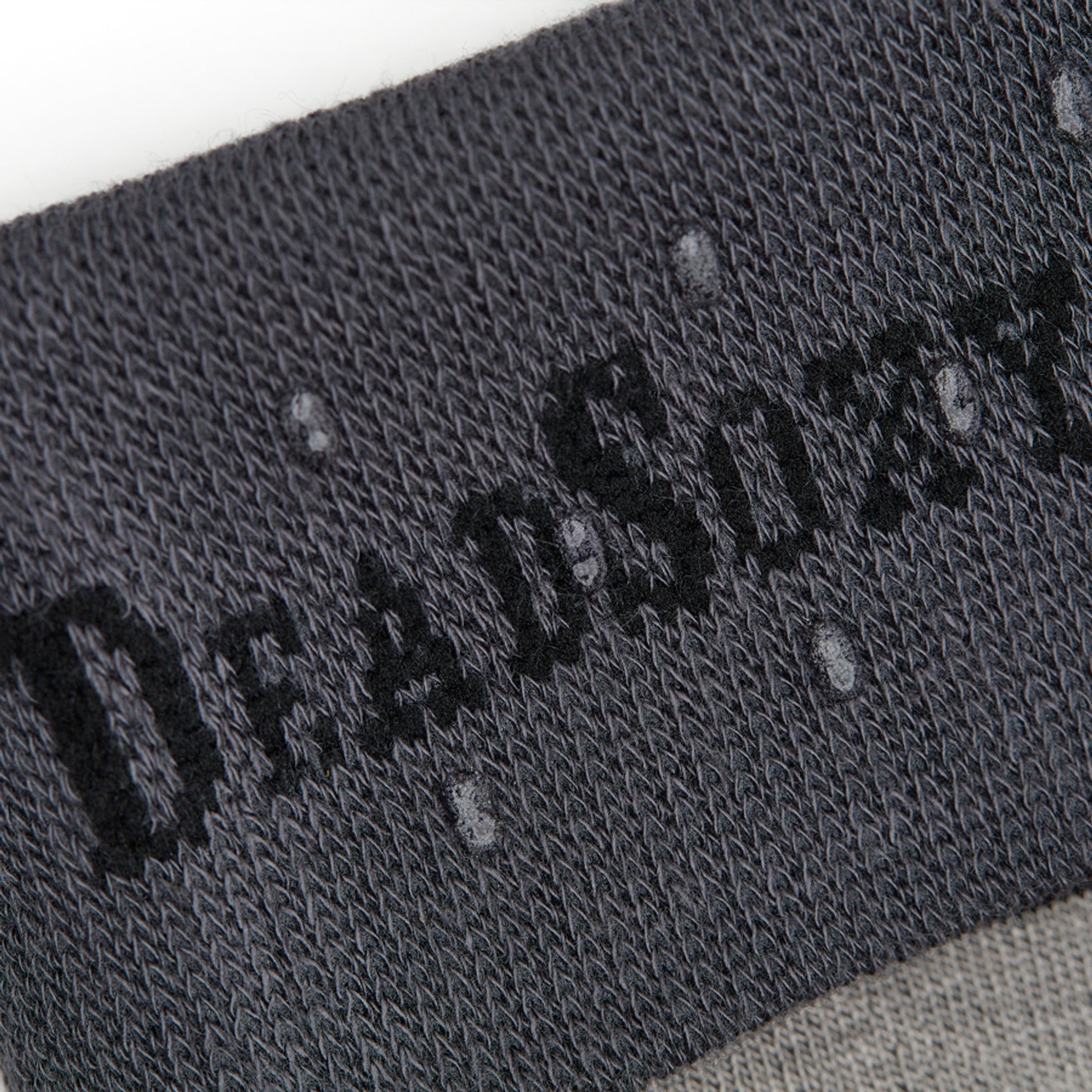 Vega Dress Socks by DeadSoxy, dark navy boardroom knit with textured rib pattern on Tampa Home & Garden Store