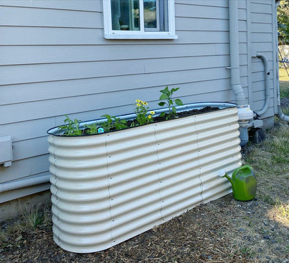 32" Tall Midsize Raised Garden Bed 6 in 1 Modular Metal