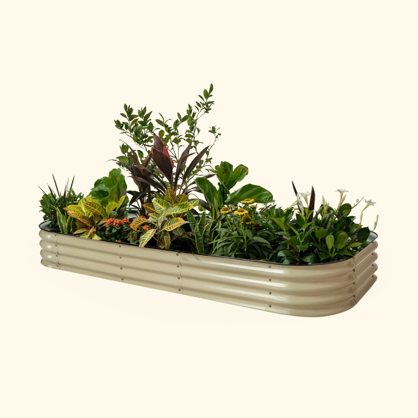 11" High Raised Garden Bed Jumbo Modular 10 in 1 Metal