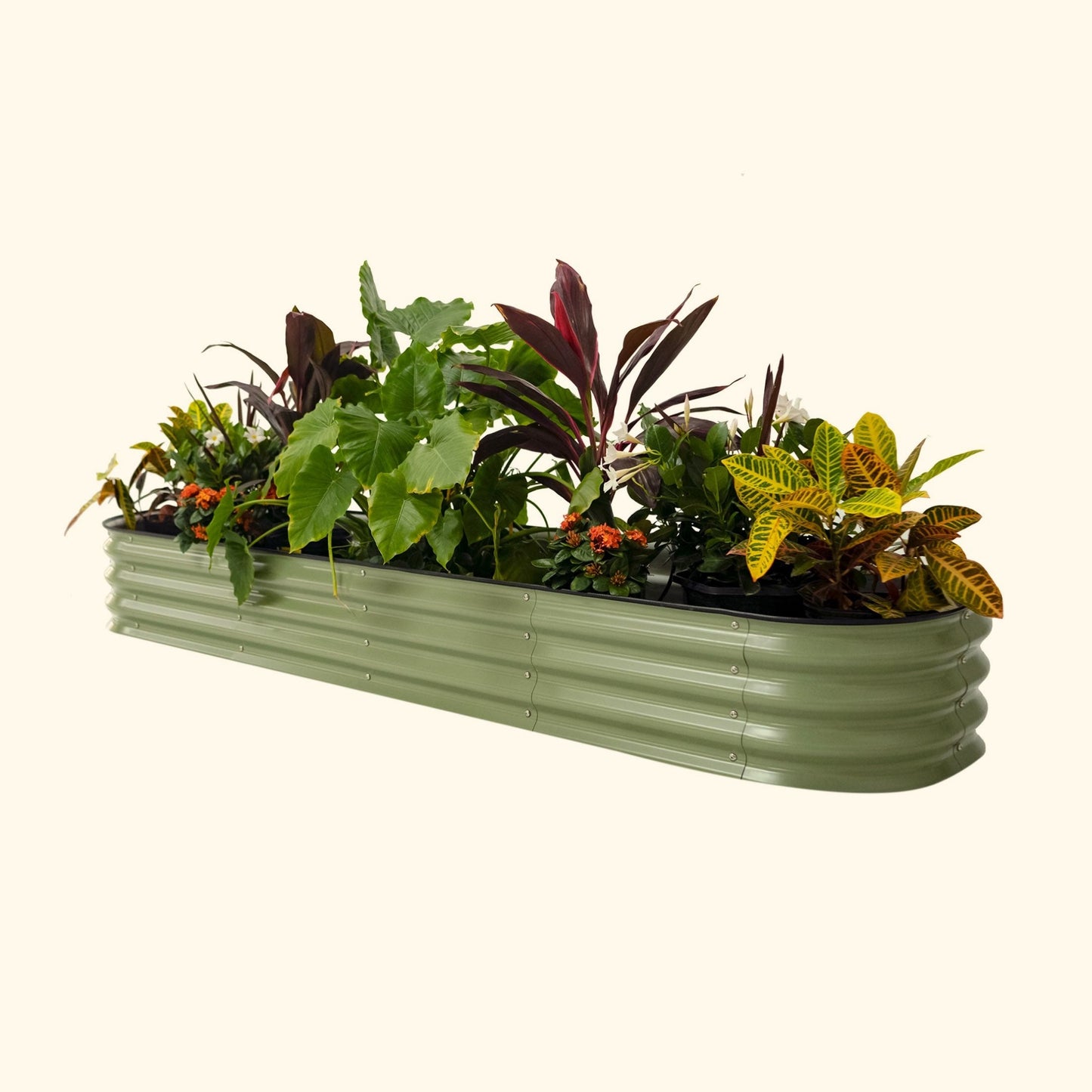 11" High Large Raised Garden Bed Kit 9 in 1 Modular Metal