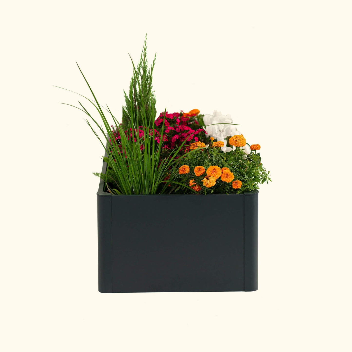 17" Tall 27" x 53" Modern Raised Garden Bed Metal