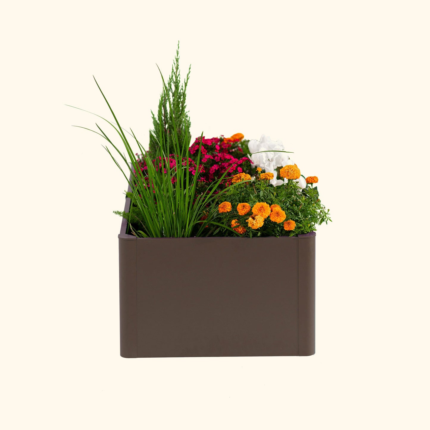 17" Tall 27" x 53" Modern Raised Garden Bed | Steel