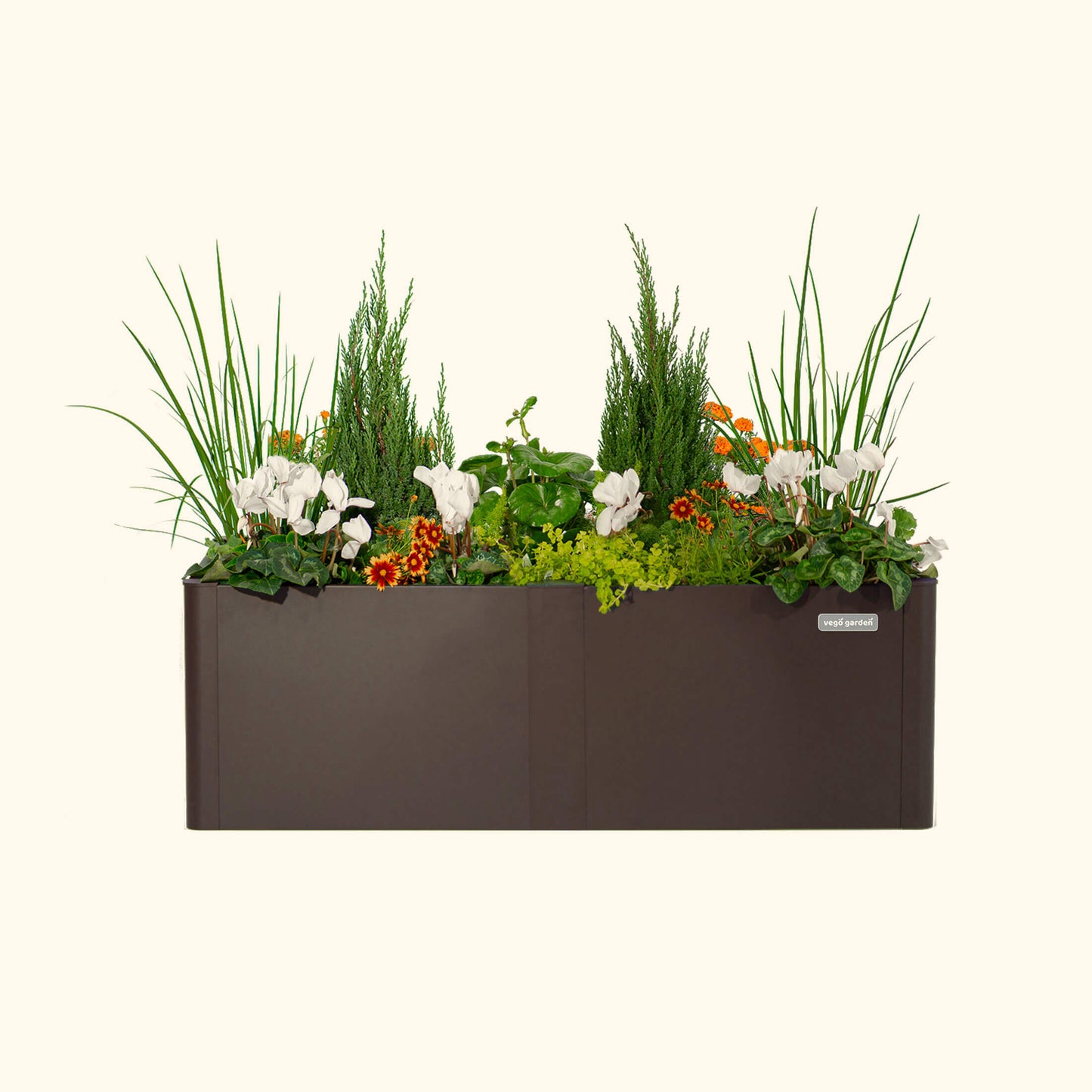 17" Tall 27" x 53" Modern Raised Garden Bed Metal