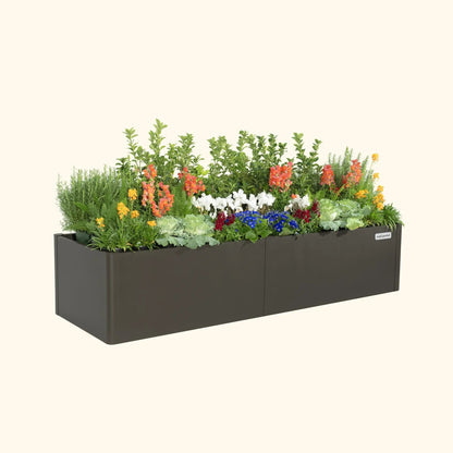 17 Inch Tall Modern Pro Metal Raised Garden Bed