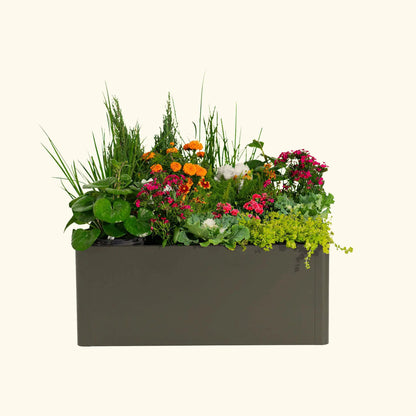 17 Inch Tall Modern Pro Metal Raised Garden Bed