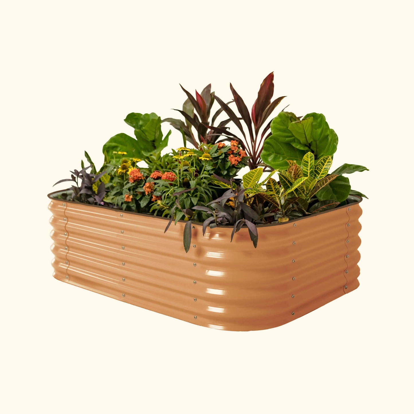 17" Tall Raised Garden Bed Kit Midsize 6 in 1 Modular Steel - Tampa soil911.com