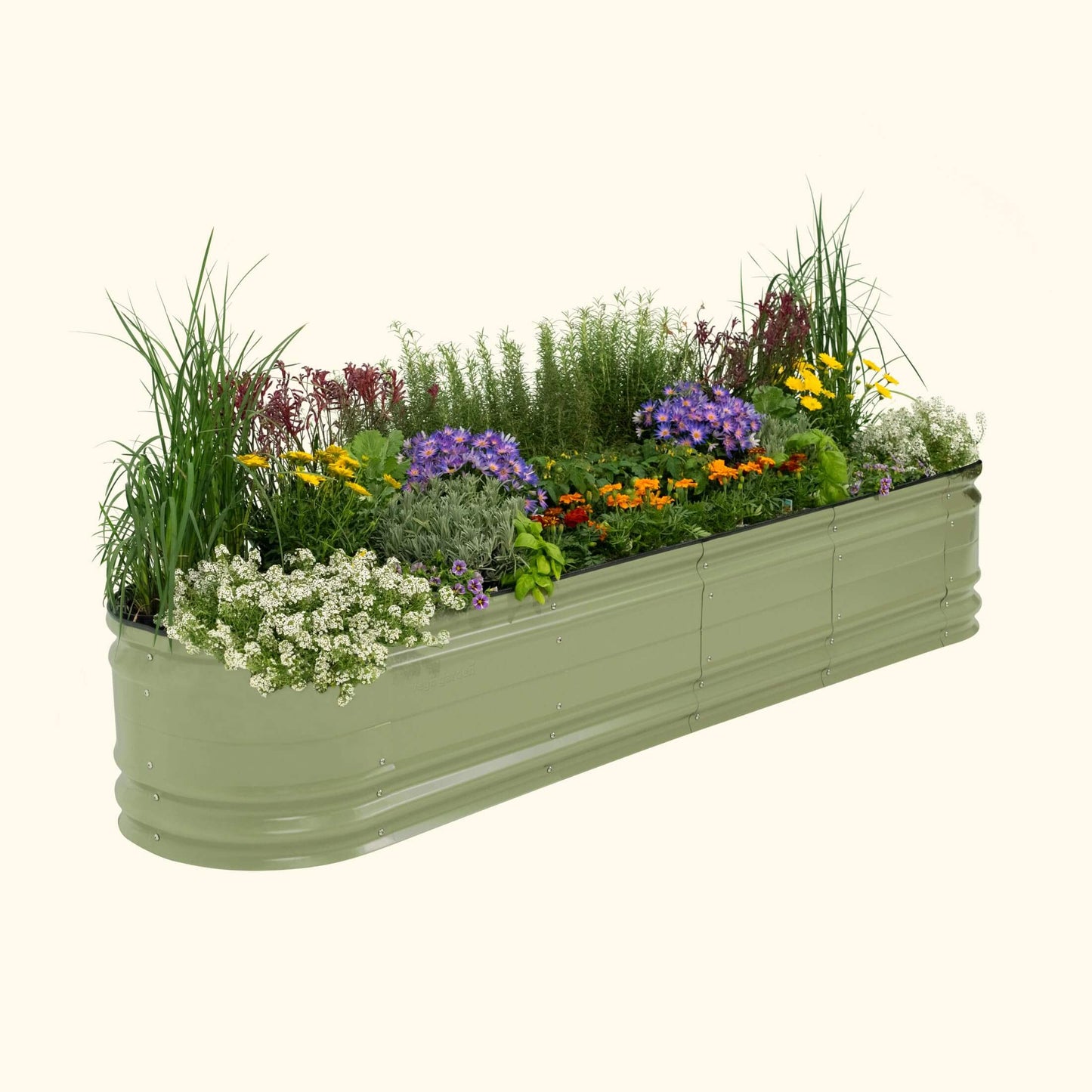 17" Tall Large Novel Metal Raised Garden Bed Modular 9 in 1