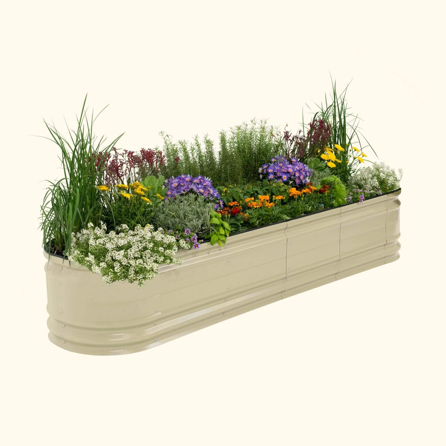 17" Tall Large Novel Metal Raised Garden Bed Modular 9 in 1
