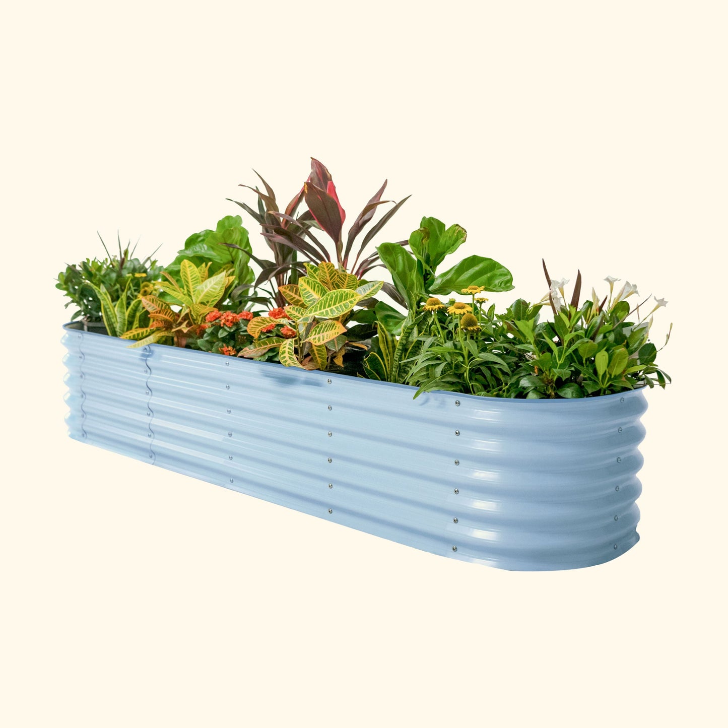 17" Tall Large Raised Garden Bed 9 in 1 Modular Metal