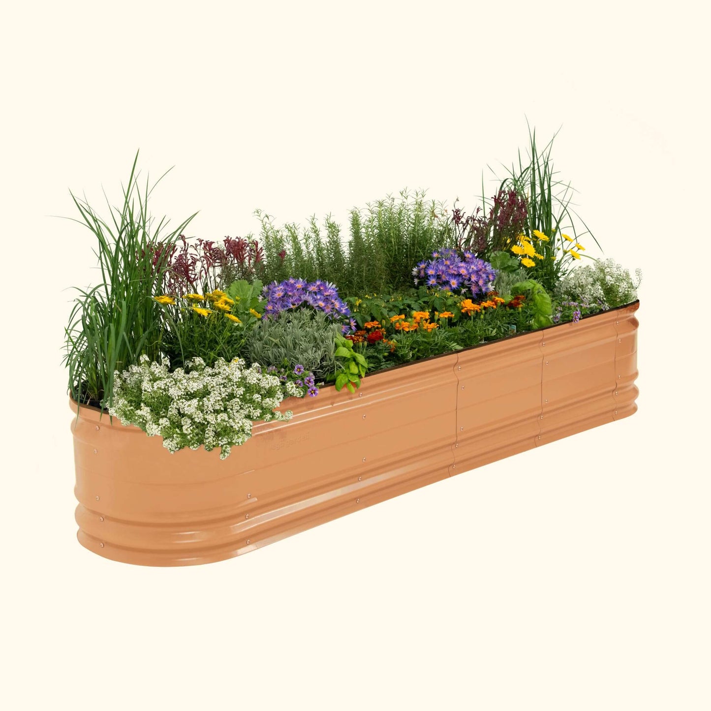 17" Tall Large Novel Metal Raised Garden Bed Modular 9 in 1