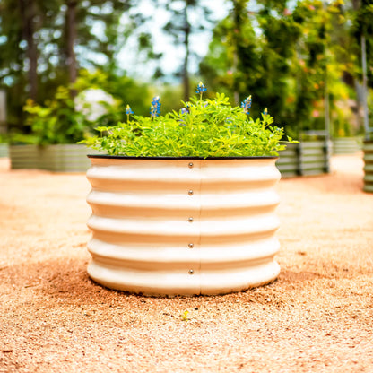 Petit lit de jardin surélevé de 17 po de haut, 4 en 1, modulaire en métal