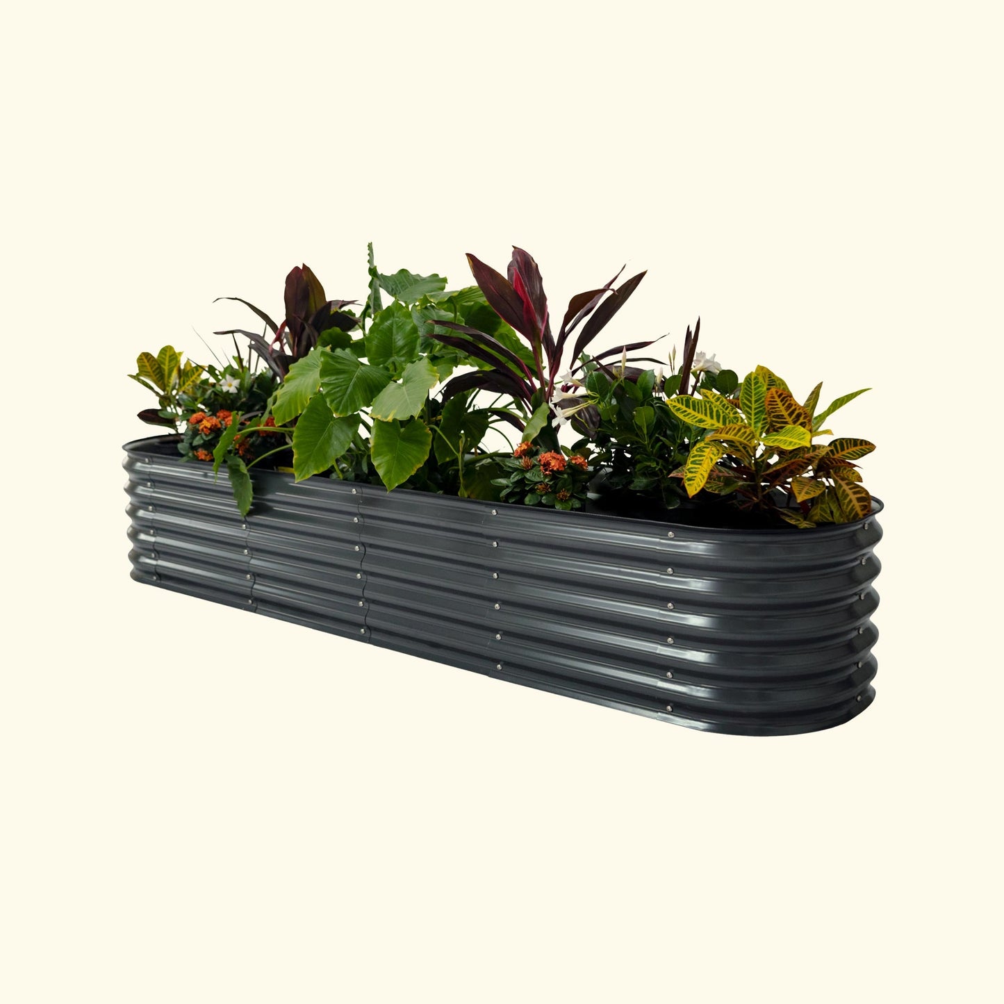 17" Tall Large Raised Garden Bed Kit |  9 in 1 Modular Metal