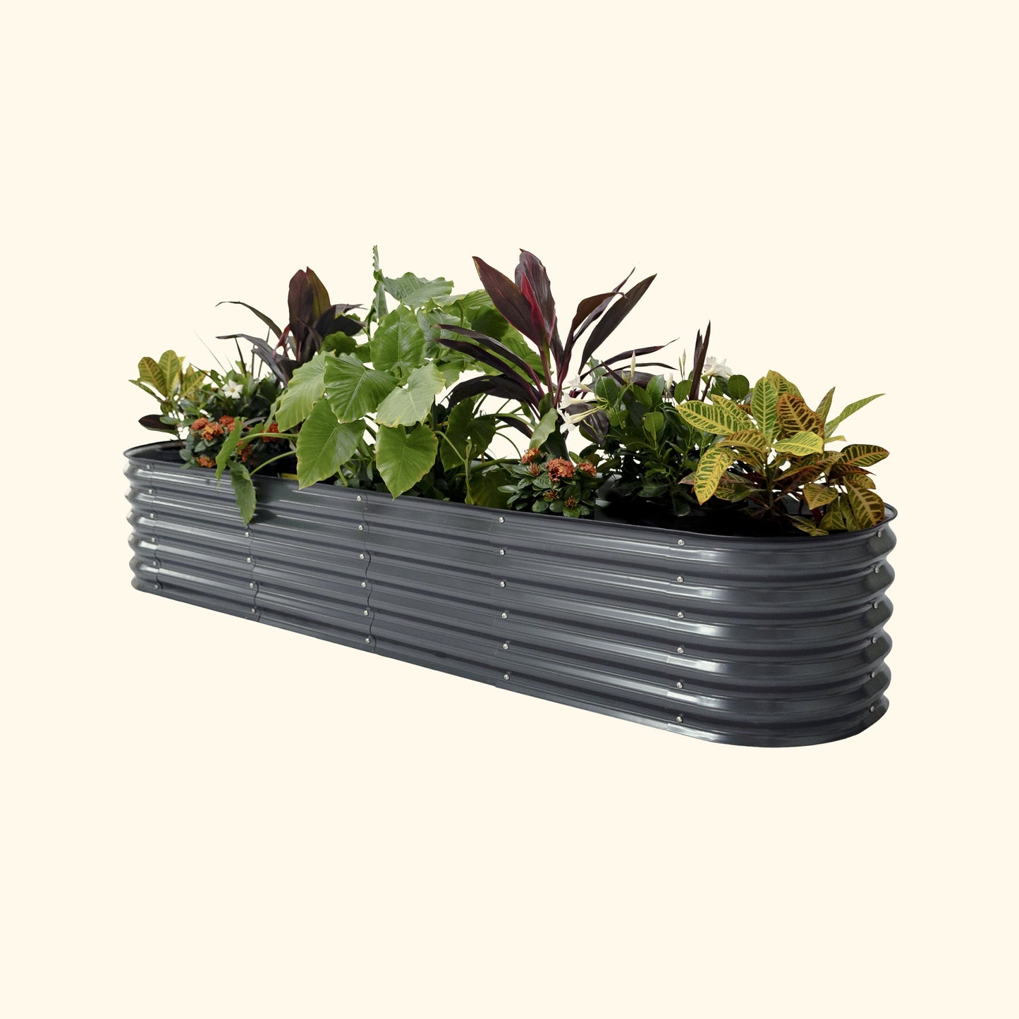 17" Tall Large Raised Garden Bed 9 in 1 Modular Metal