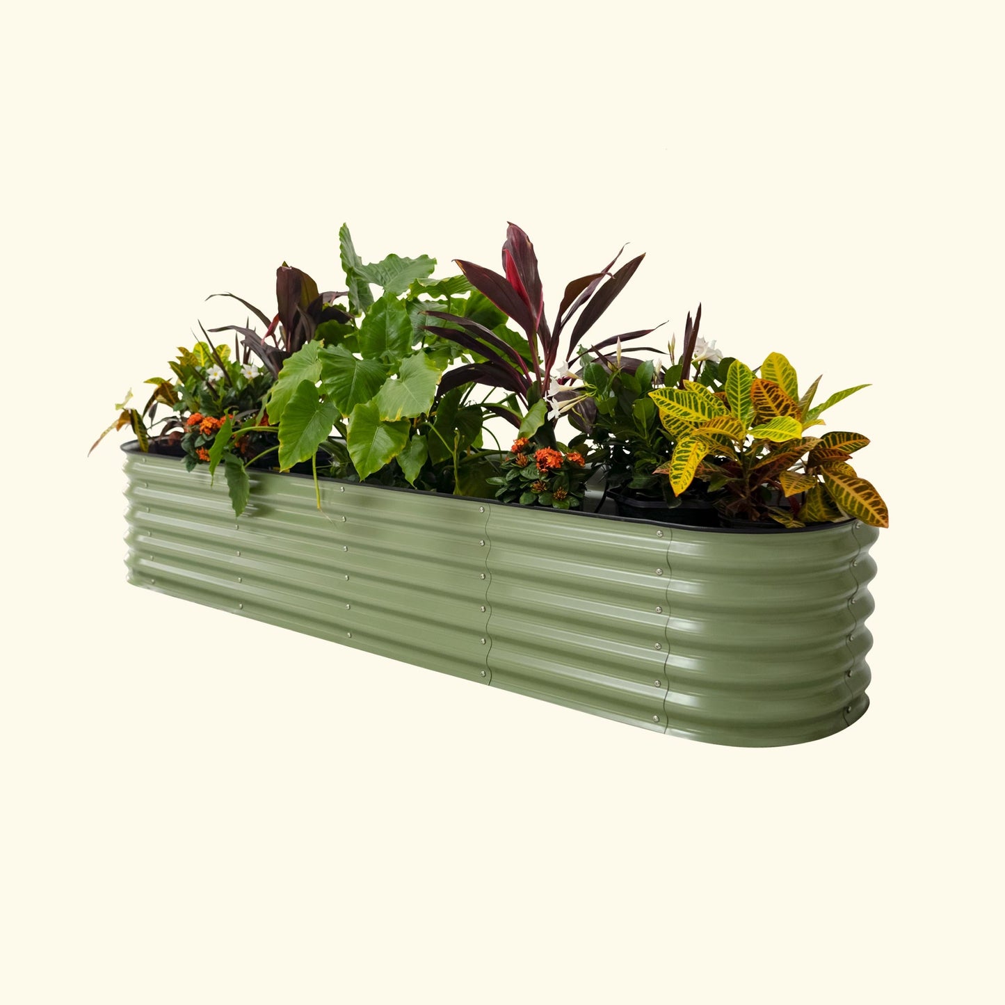 17" Tall Large Raised Garden Bed Kit |  9 in 1 Modular Metal