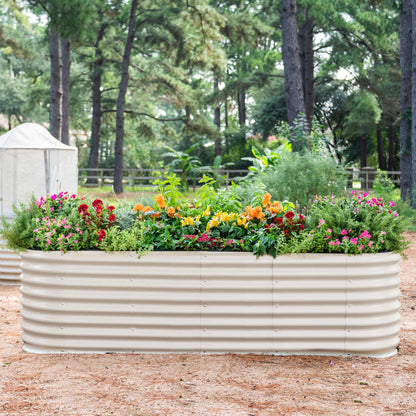 Ensemble de jardin surélevé modulaire géant en métal 10 en 1 de 26 po de hauteur