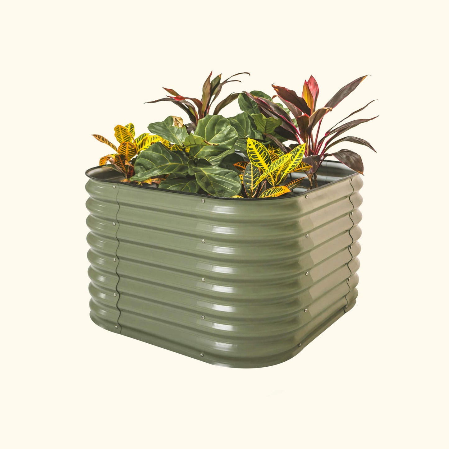 26" Tall 4 In 1 Small Modular Metal Raised Garden Bed Kit