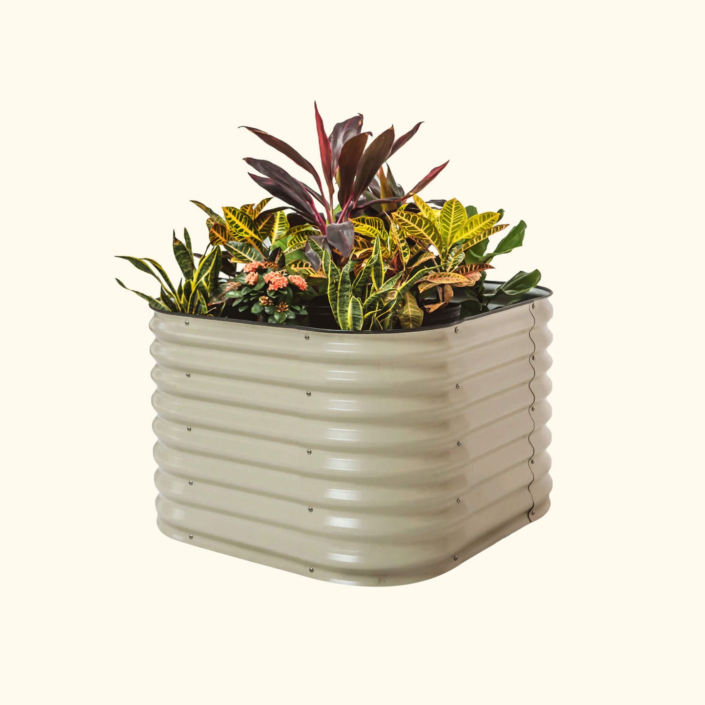 26" Tall 4 In 1 Small Modular Metal Raised Garden Bed Kit