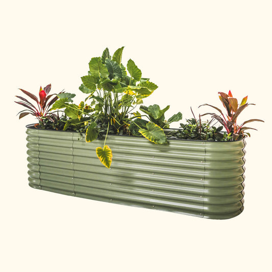 26" Tall 9 In 1 Large Modular Metal Raised Garden Bed Kit