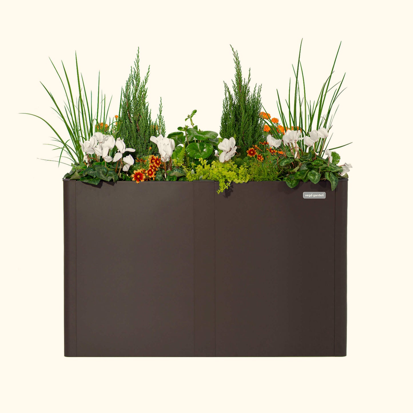 32" High Modern Raised Garden Bed 27"x 53" Midsize Metal