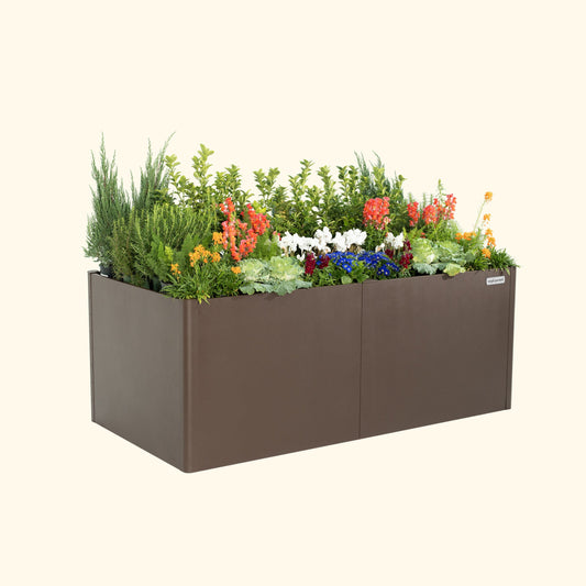 32" Tall Modern Raised Garden Bed Large 42" x 83" Metal