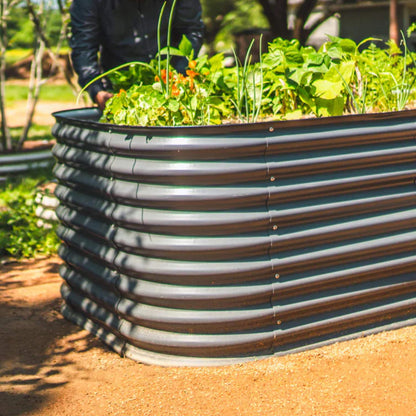 Grand lit de jardin surélevé de 32 pouces de haut, 10 en 1, modulaire en métal
