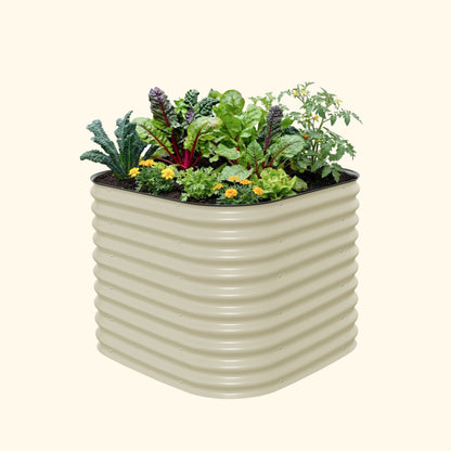 32" Tall Small Raised Garden Bed 4 in 1 Modular Metal