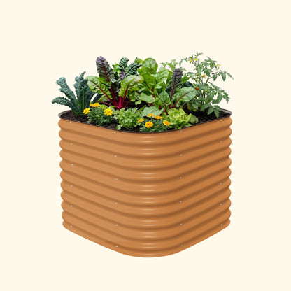 32" Tall Small Raised Garden Bed 4 in 1 Modular Metal