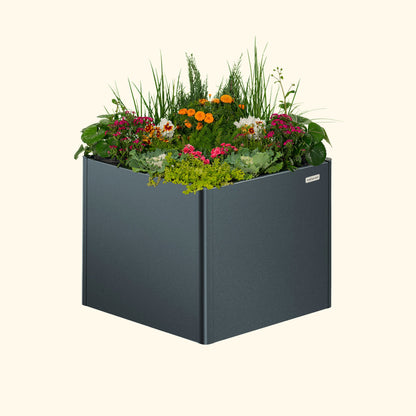 32" Tall Modern Raised Garden Bed Square 42" x 42" Metal