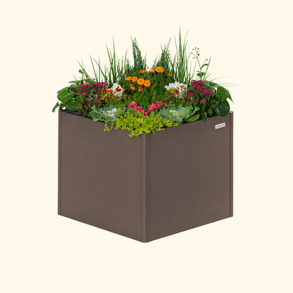 32" Tall Modern Raised Garden Bed Square 42" x 42" Metal