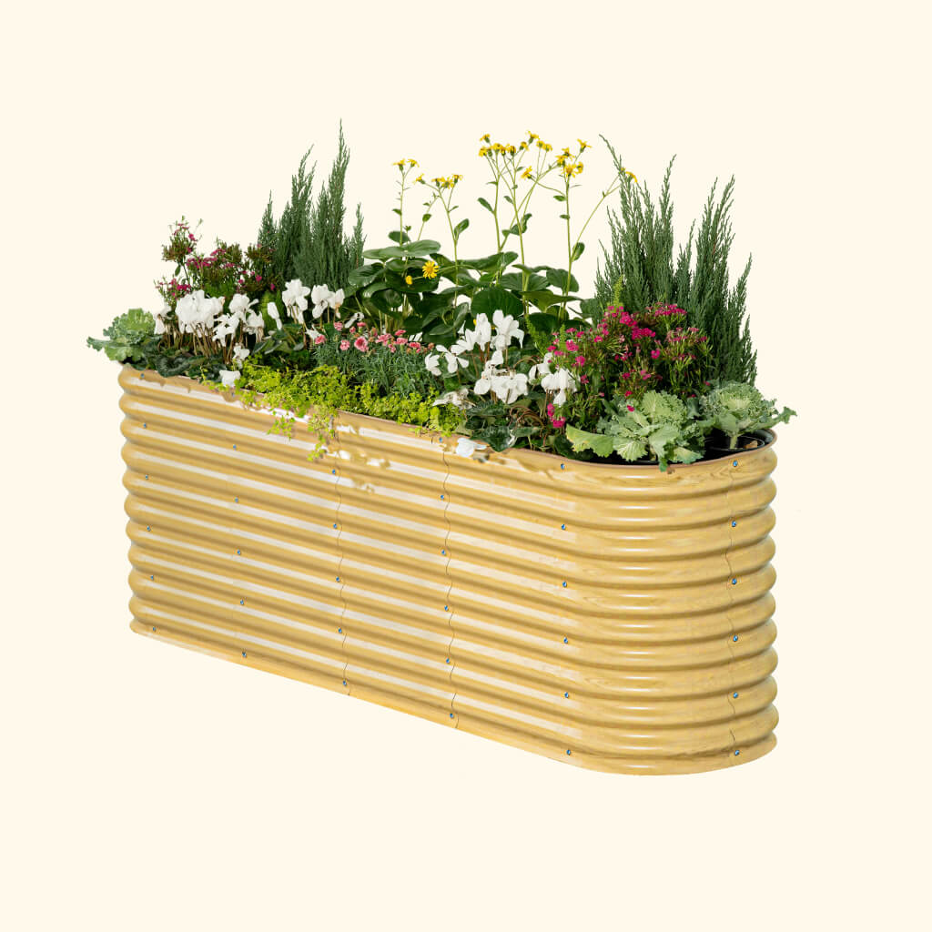 32" Tall Large Raised Garden Bed 9 in 1 Modular Metal