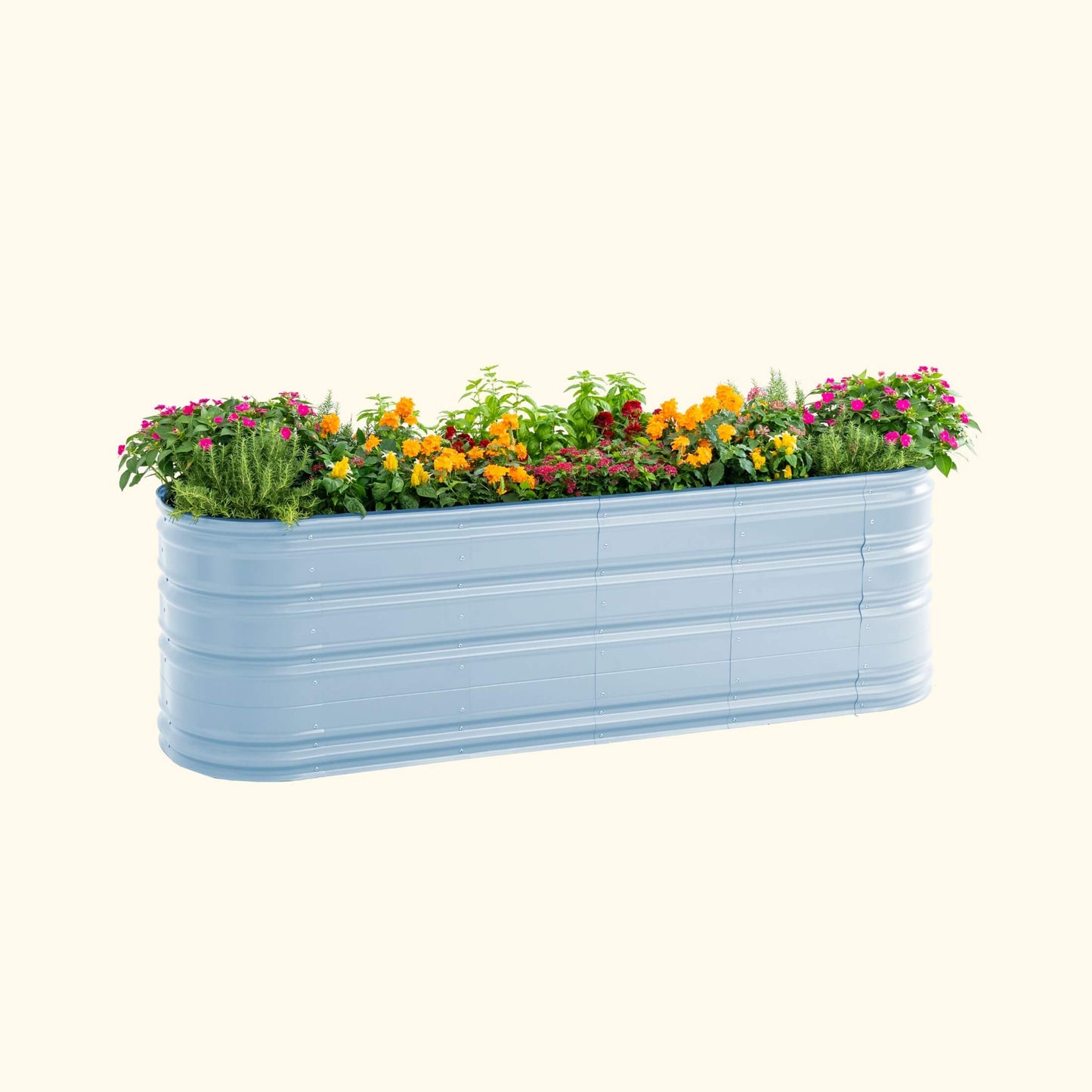 32" Tall 9 In 1 Large Novel Modular Metal Raised Garden Bed Kit