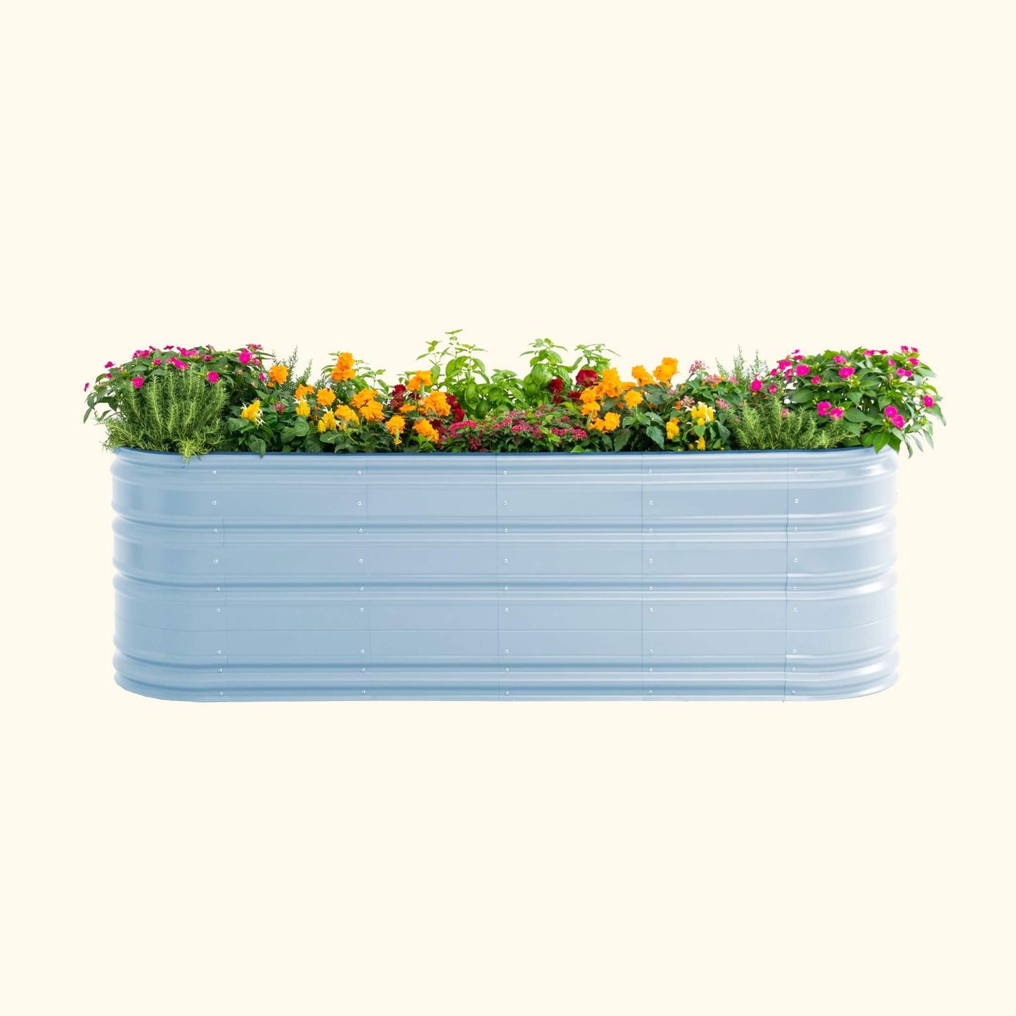 32" Tall 9 In 1 Large Novel Modular Metal Raised Garden Bed Kit