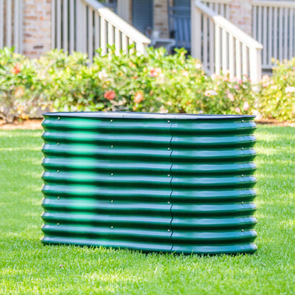 32" Tall Small Raised Garden Bed 4 in 1 Modular Metal