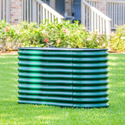Vego Garden 32in tall raised circular garden bed, 4-in-1 modular green planter on Tampa Home & Garden Store