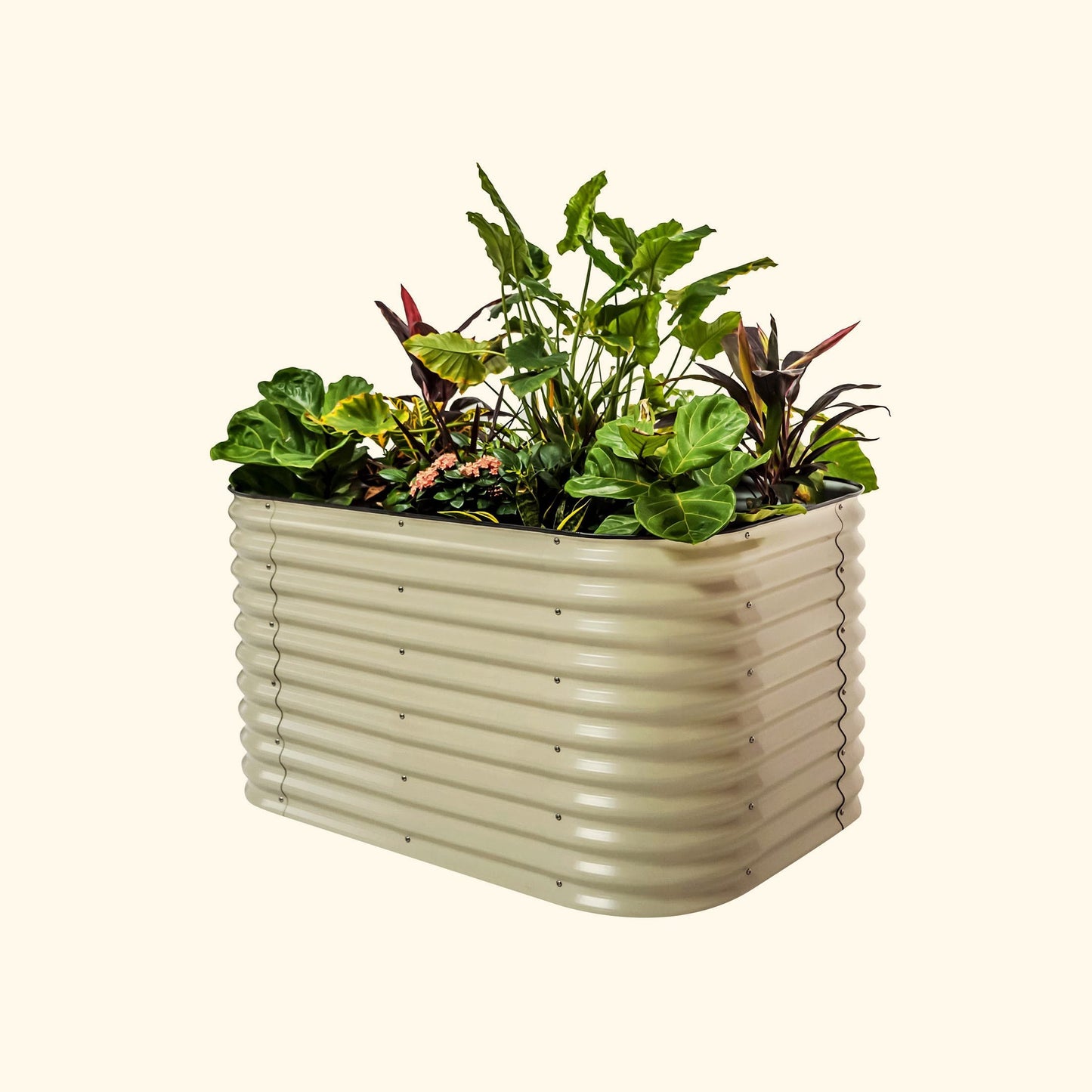 32" Tall Midsize Raised Garden Bed 6 in 1 Modular Metal