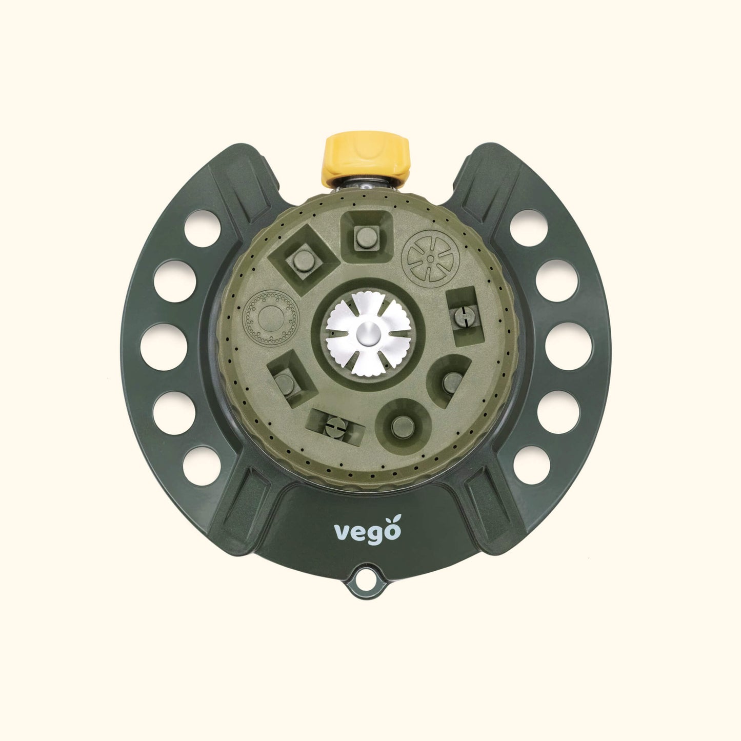 Aspersor de torreta de 9 patrones 