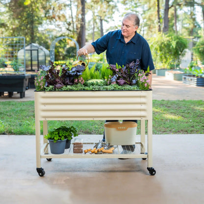 Elevated Garden Bed 2 by 4 Feet For Patio Use