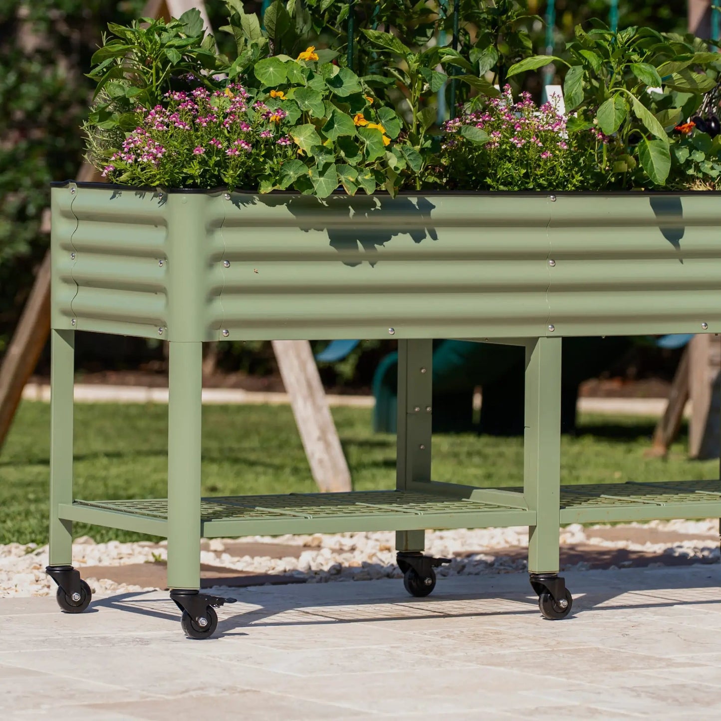 Elevated Garden Bed 2 by 4 Feet For Patio Use