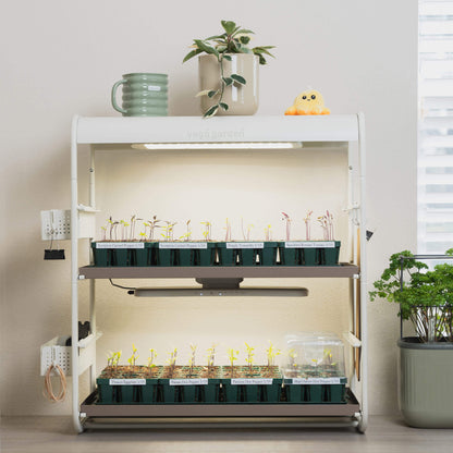Lámpara de cultivo de mesa de 2 niveles para jardín